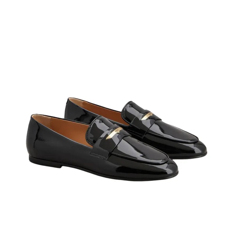 TOD'S Logo Engraved Slip On Loafers Women's-2