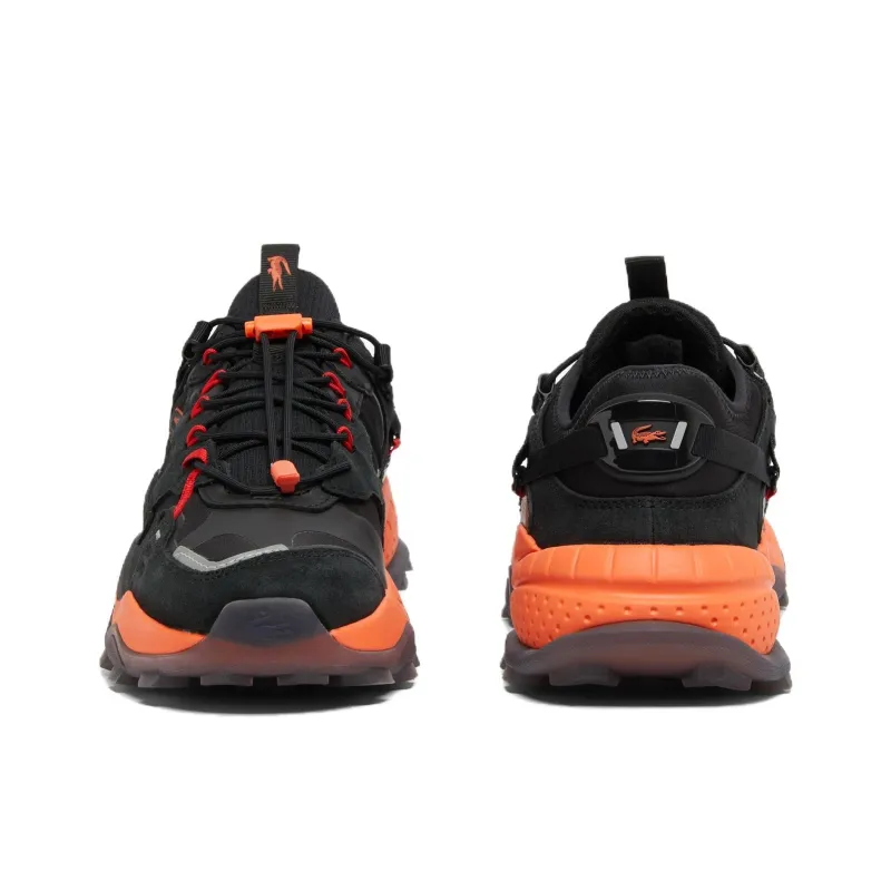 LACOSTE L Guard Breaker Low Top Outdoor Shoes Men's Black Orange-3