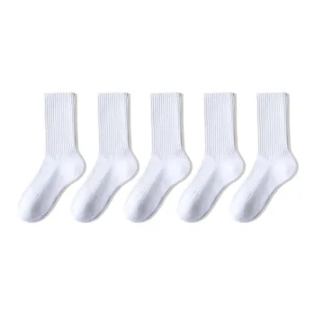 YINSHILIANGPIN Mid Calf Socks Women's 5 Pack