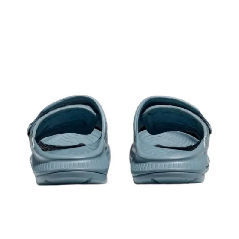 HOKA ONE ONE ORA Luxe Slip Resistant Abrasion Resistant Slide Slippers Unisex Blue-4