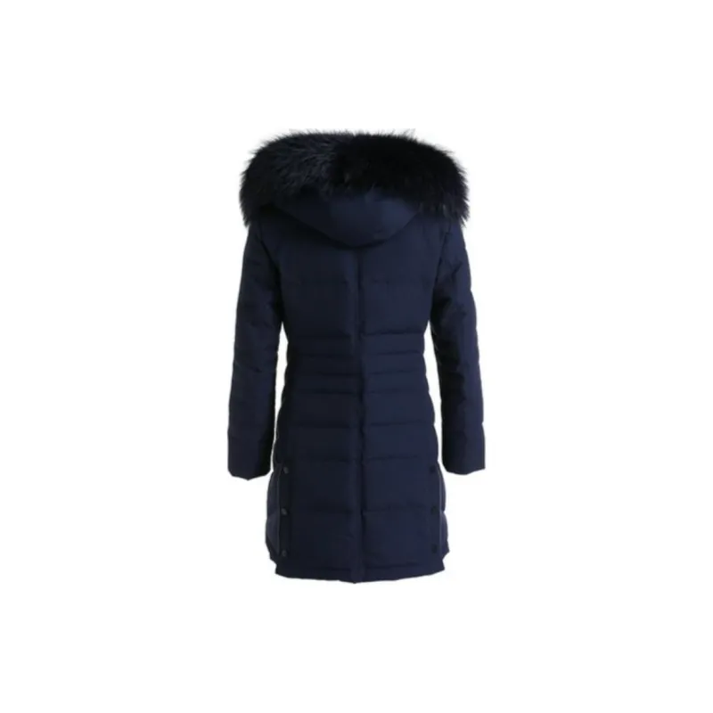 QIAOWANNI Down Jacket Women's Space Blue-1