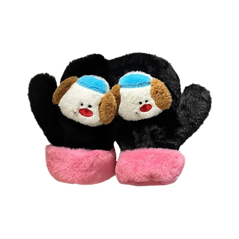 YUZHAOLIN Plush Knit Gloves Unisex-3