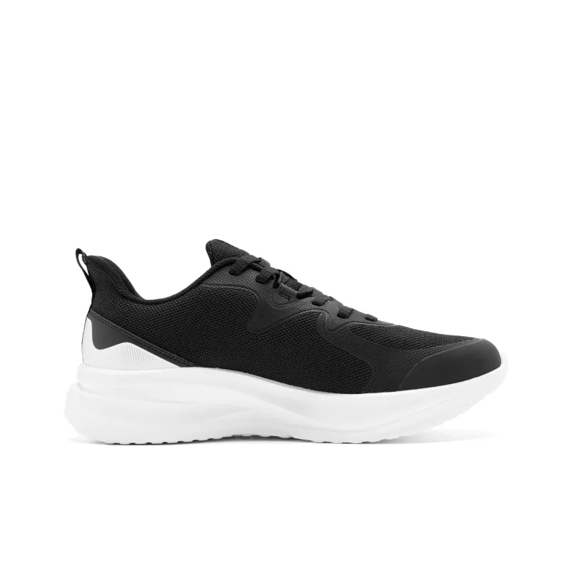QIAODAN Leap Running Shoes Men Low Top Black Jordan White-1