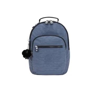 Kipling Recycled Polyamide Backpack Small Size Women's Blue