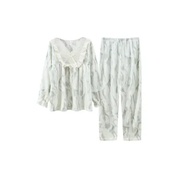 YUZHAOLIN Pajama Set Women's White