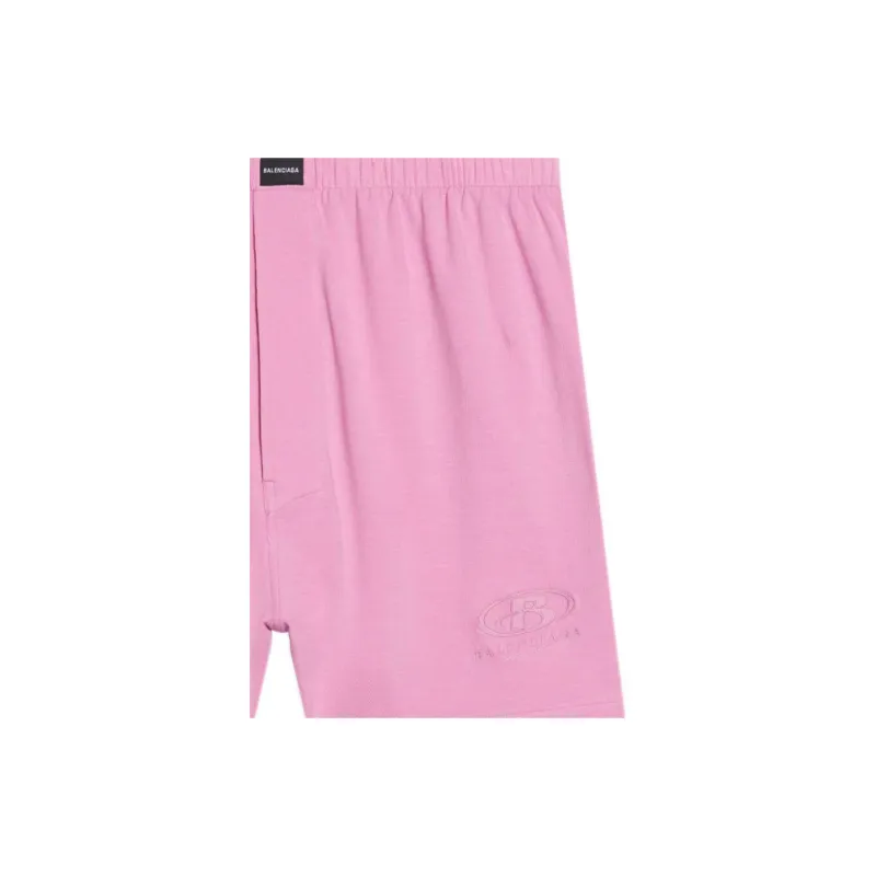 Balenciaga Casual Shorts Women's Pink-4
