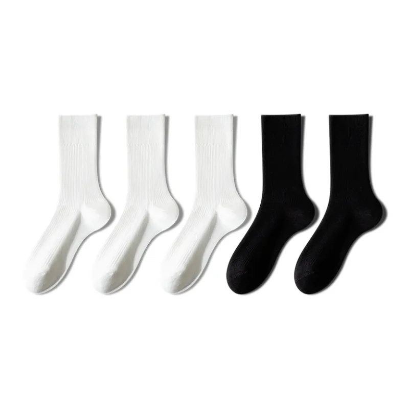 YINSHILIANGPIN Mid Calf Socks Women's 5 Pack-6