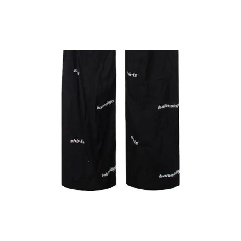 Balenciaga Logo-print Cotton Trousers-5