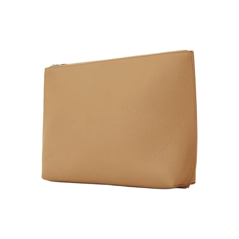 TOTEME Calfskin Clutch Medium Size Women's Wheat-3