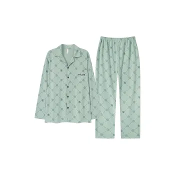 Cotton Gene Pajama Set Men's Combo Set