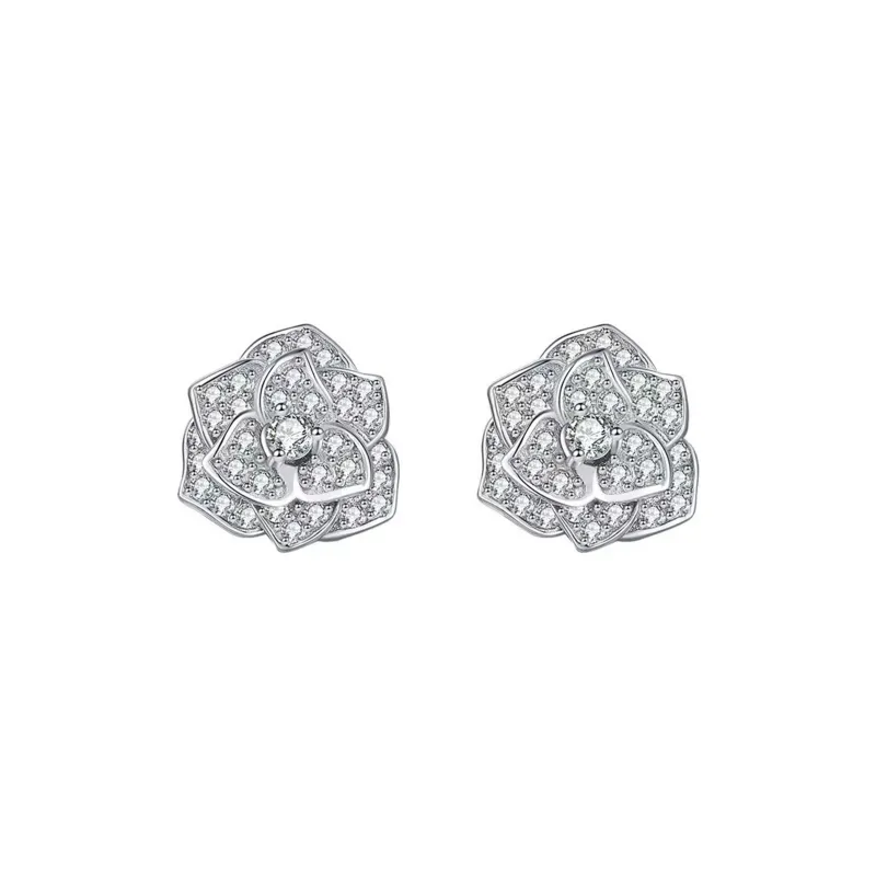 ICEGANG S925 Silver Stud Earrings Unisex-0
