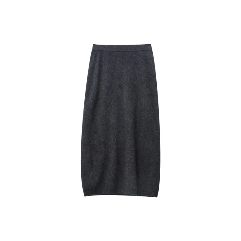 THE SEA LIFE Knit Long Skirt Women's Clover Gray-1