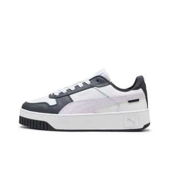 PUMA Warm And Wear-Resistant Low-Top Skateboard Shoes Women's Black White