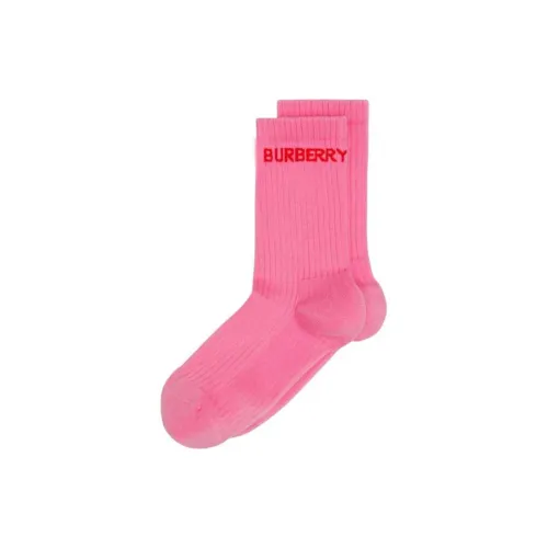 Burberry Mid-Calf Socks Women's 1 Pack Pink