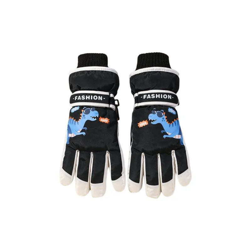 TANLU Ski Gloves Insulated For Cold Weather Outdoor Gloves Kids'-7
