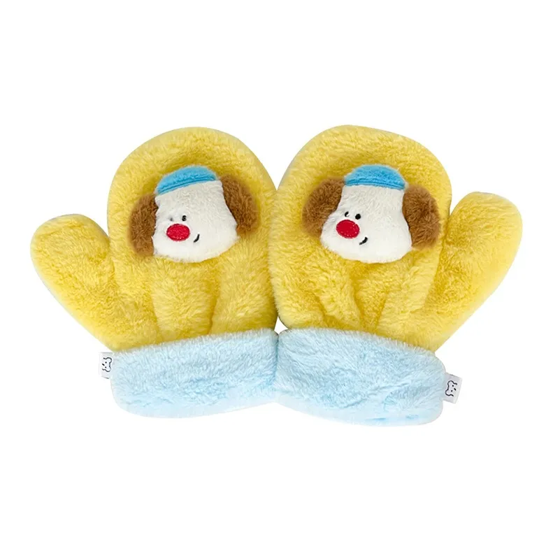 YUZHAOLIN Plush Knit Gloves Unisex-0
