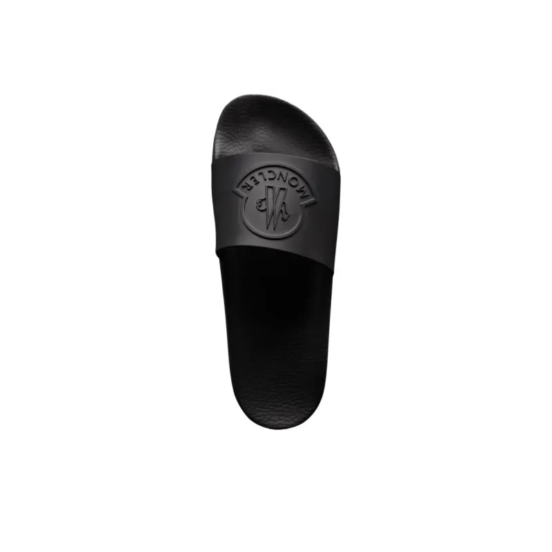 Moncler Basile Slide Slippers 3cm Men's Black-2
