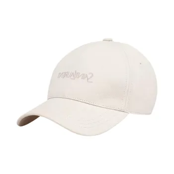 SAINT LAURENT Logo Embroidered Corduroy Baseball Cap