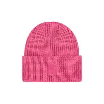 MACKAGE Sheep Wool Polyamide Acrylic Beanies Unisex Bright Pink