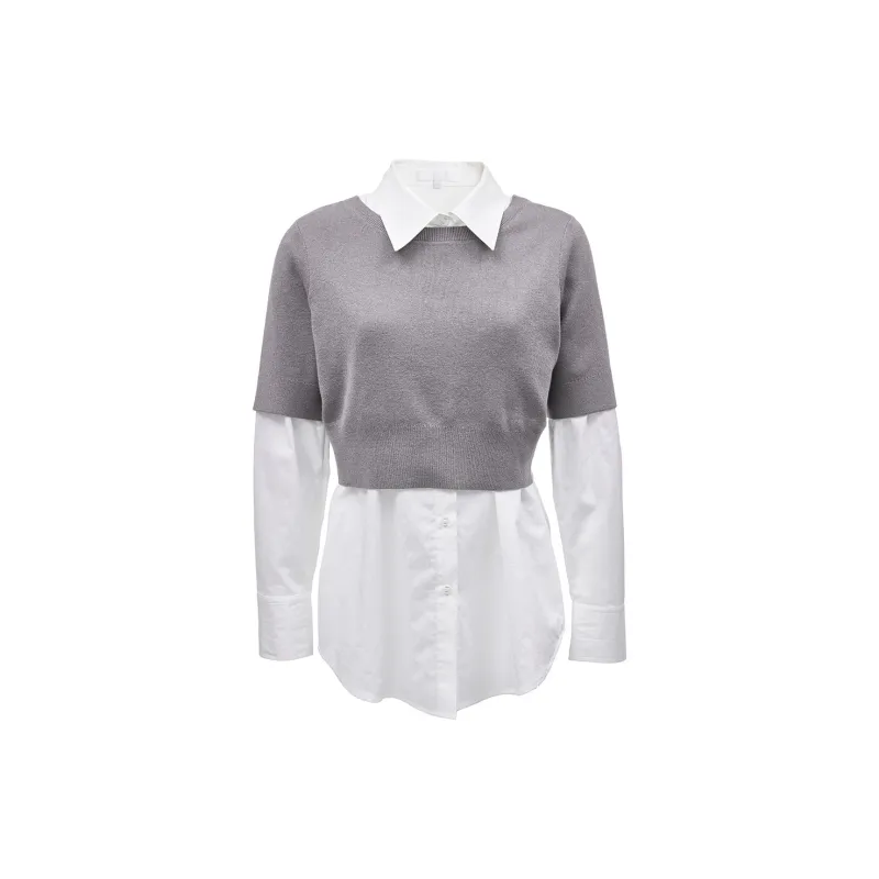 ONLY Shirts Women's C51 Rain Dew Gray-0