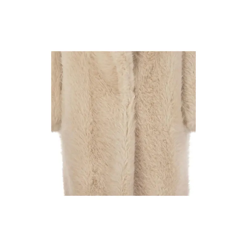 SportMax V Neck Long Sleeved Coat-4
