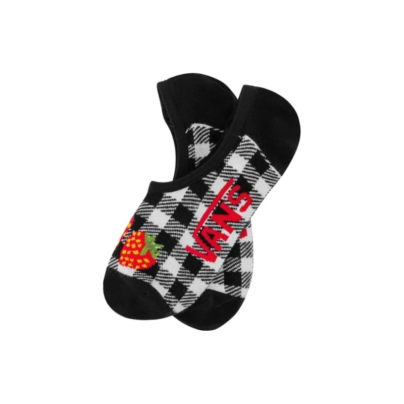 Vans No-Show Socks Women's 1 Pack Black White-1