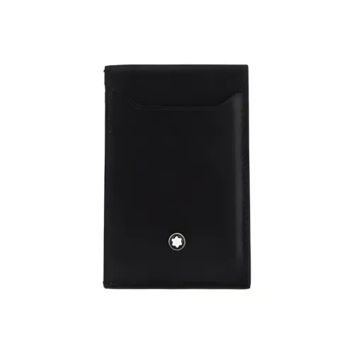 MONTBLANC Leather Card Holder Men's Black
