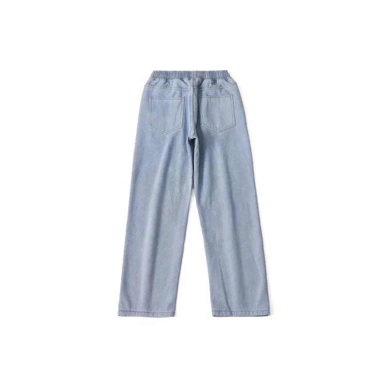 LANGWEIZHE Jeans Unisex-11