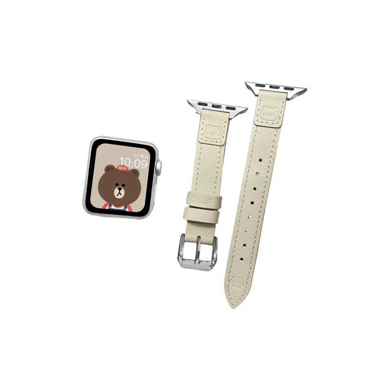 IWabcertoo Watch Band Apple Compatibility Genuine Leather Material-6