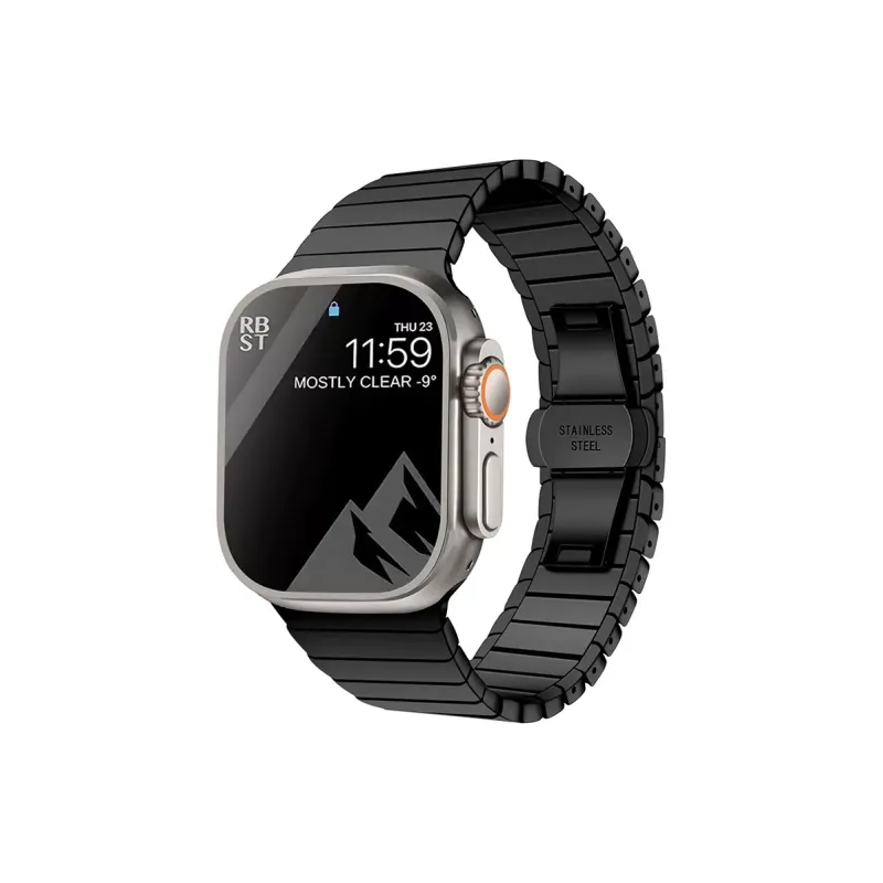 CHRROTA Watch Band Apple Compatibility Stainless Steel Material-5