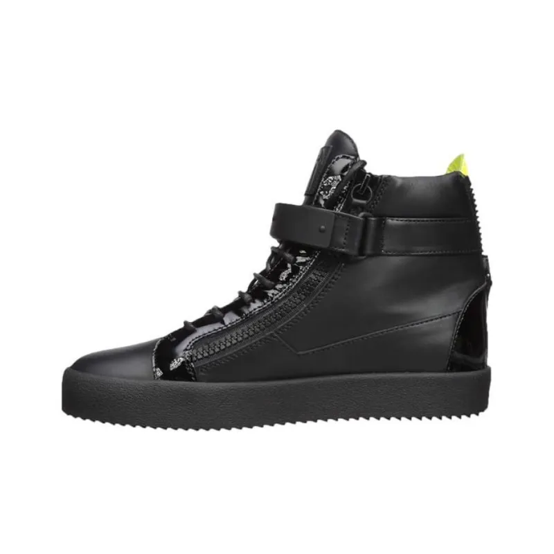 Giuseppe Zanotti/GZ High Top Skateboard Shoes Men's Black-0