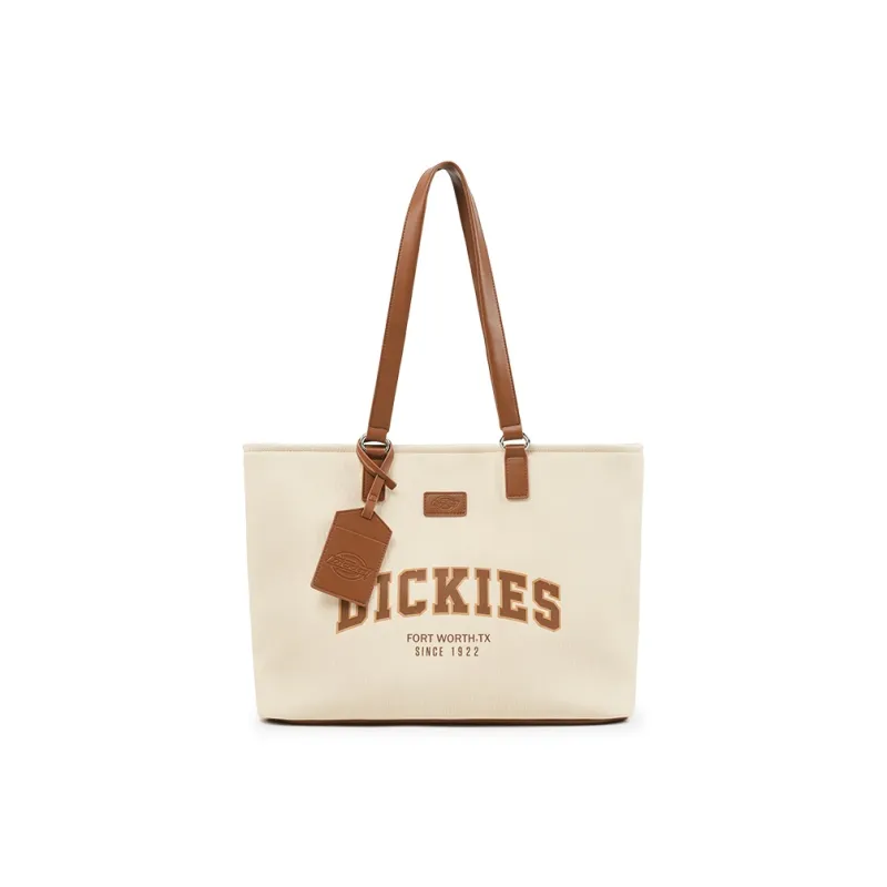 Dickies PU Tote Bag, Shopping Bag, Handbag, Shoulder Bag Tubas Women's Denim Blue/Apricot-0