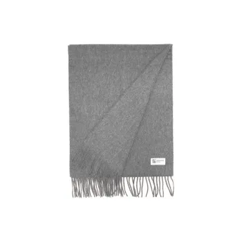 JOHNSTONS OF ELGIN Cashmere Silk Scarves Women's Gray