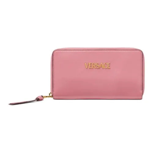 FANSIZHE Tag Lambskin Wallet Women's Pink
