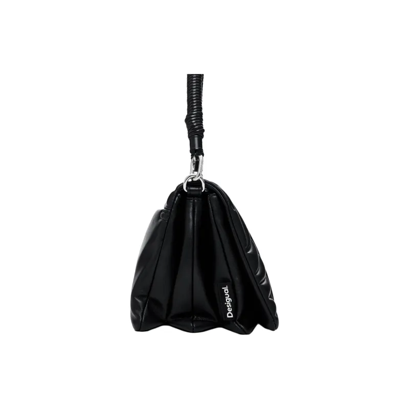 Desigual Polyurethane Shoulder Bag, Crossbody Bag, Handbag Regular Women's Black-2