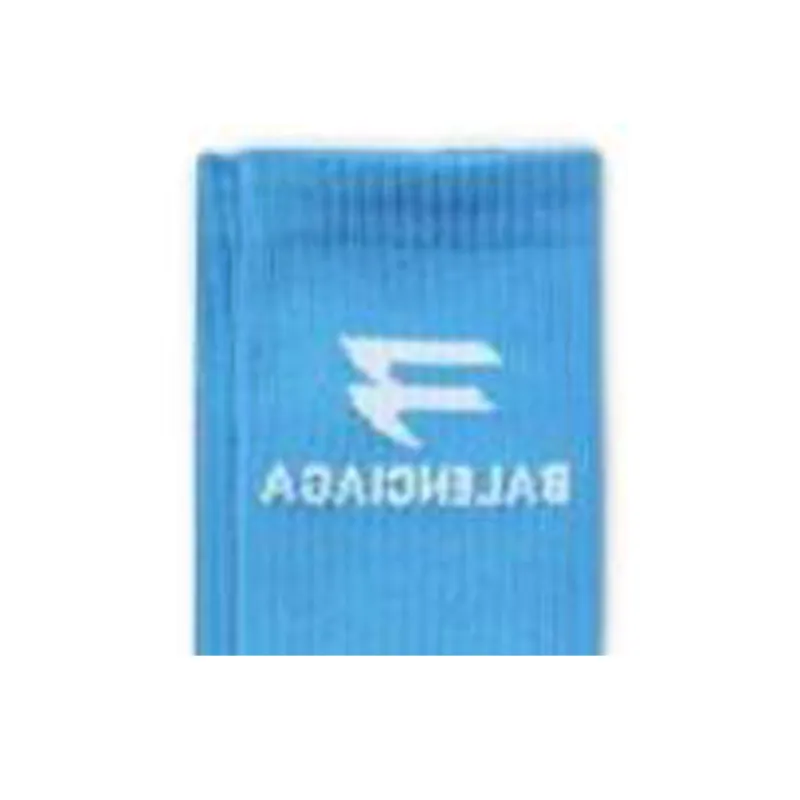 Balenciaga Mid-Calf Socks Men's Blue-4