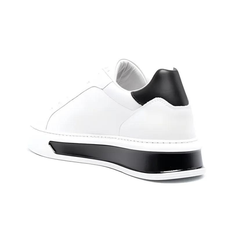 Roberto Cavalli Mirror Snake Leather Sneakers-3