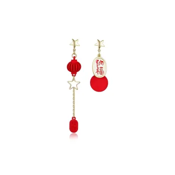 MCK S925 Sterling Silver Stud Earrings Women's