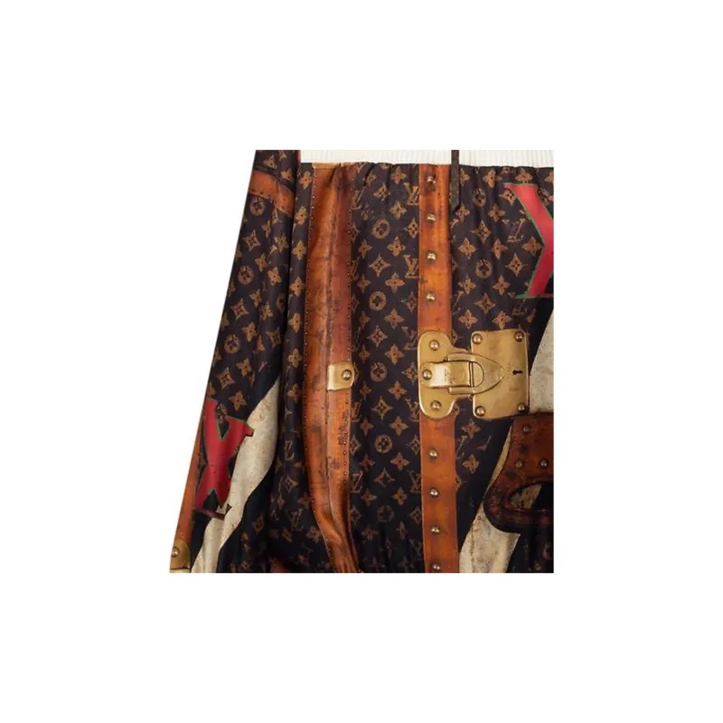 LOUIS VUITTON SS24 Velvet feel Coat Women's Multicolor-5