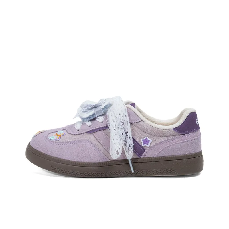 OYNN Young Baby Series Skateboard Shoes Women's Low Top Purple-0