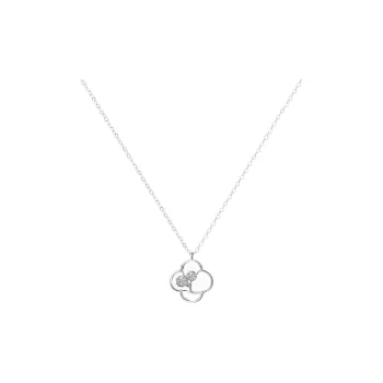 Lockstarfy Mother Of Pearl 999 Fine Silver Necklaces Women's