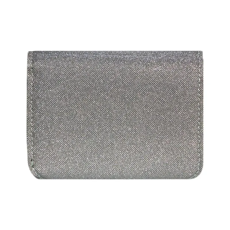 Balenciaga Glitter Cash Wallet Mini Grey-1