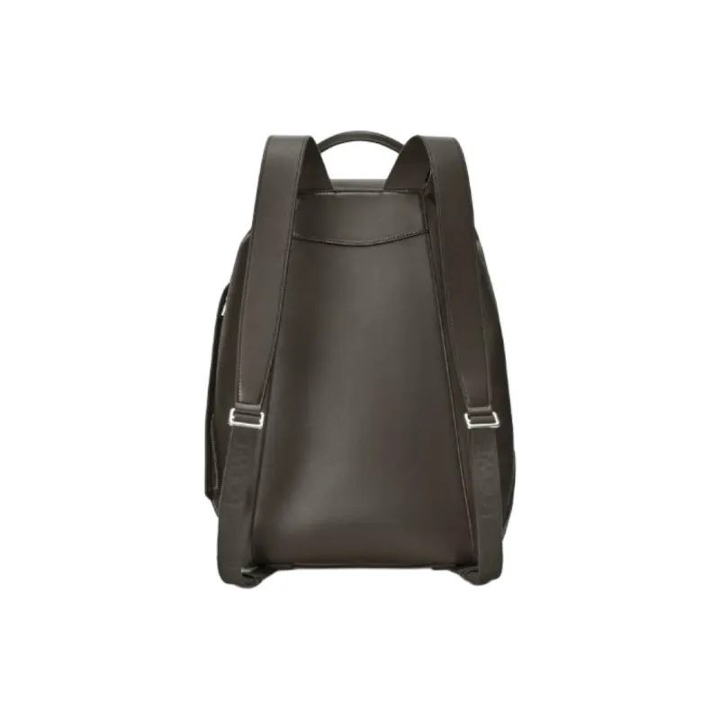 LOEWE Flamenco Shiny Soft Calfskin Backpack Regular Men's Dark Gray-2