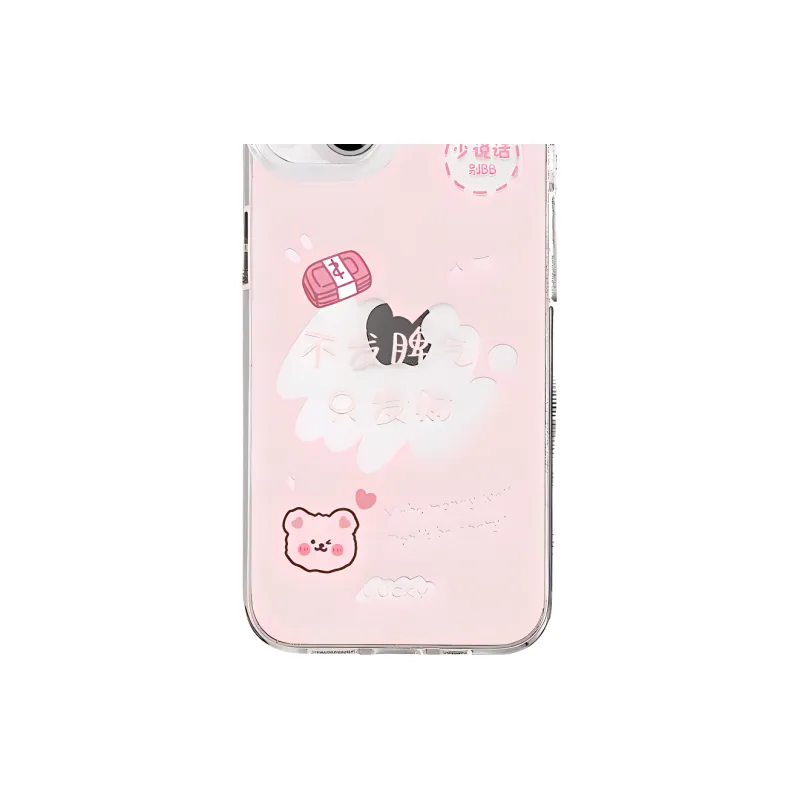 Wei Xin TPU Material Prosperous Bear Phone Cases Compatible With IPhone 16/15 Pro Max/Apple 13/14 Pro Max/12 Series-1