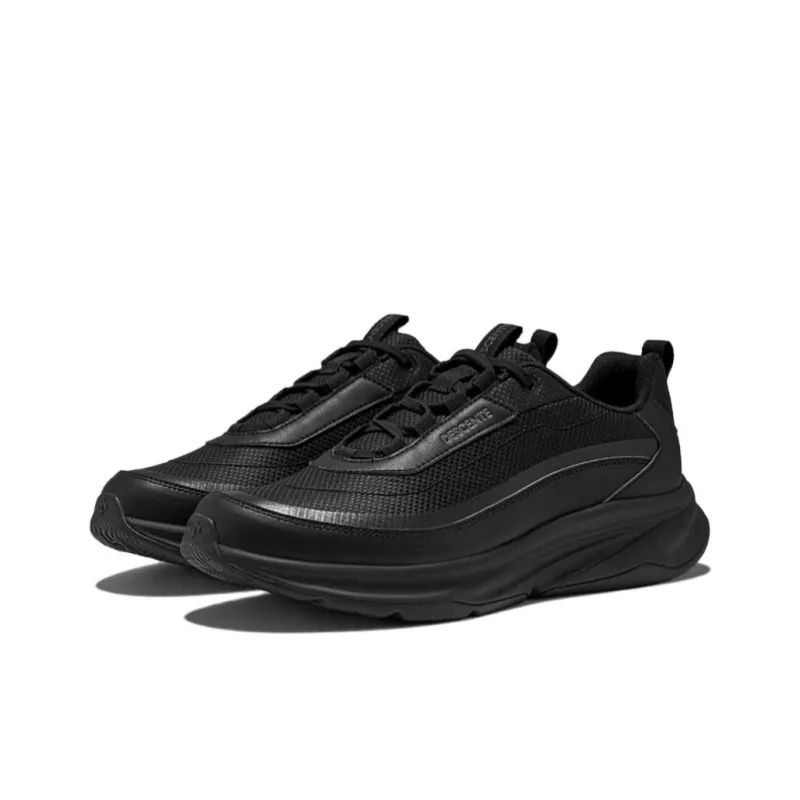 DESCENTE RUNNING Anti Slip Wear Resistant Low Top Running Shoes Women's Black-2
