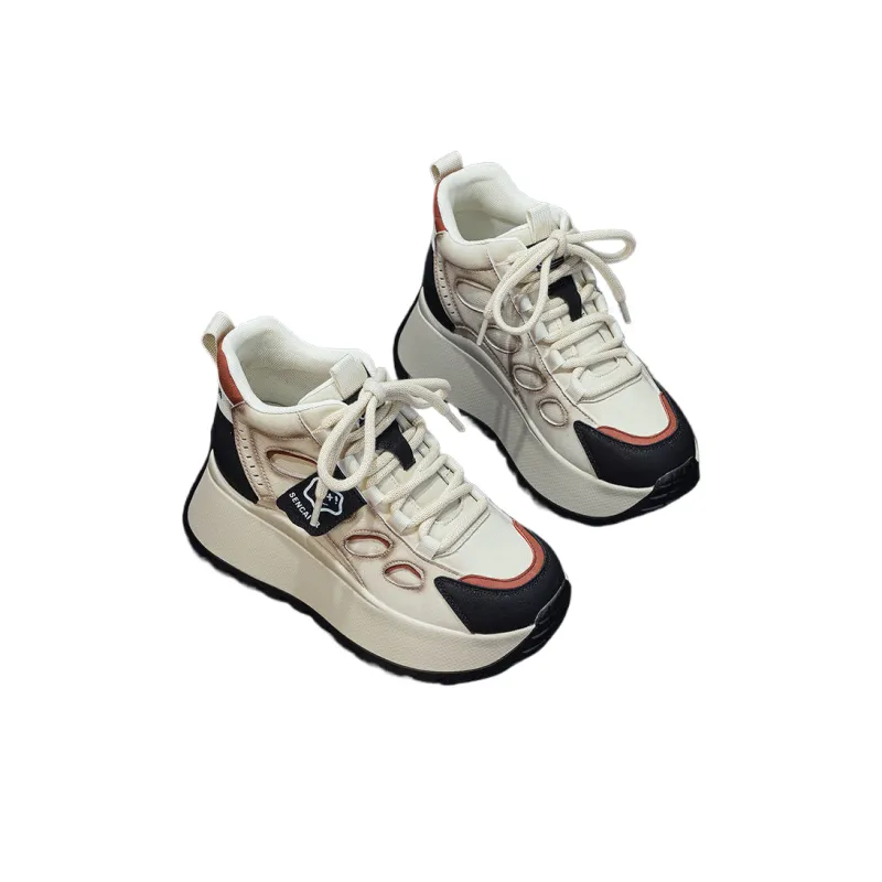The Mystery Of Glamour Anti Slip And Wear Resistant Height Increasing Warm High Top Casual Shoes Women's-10