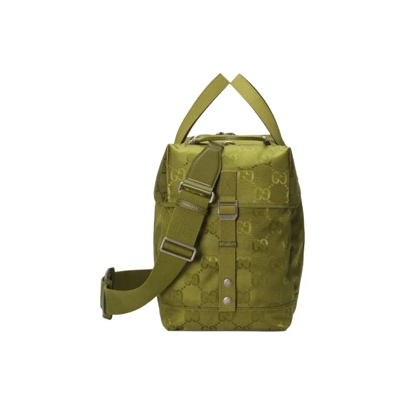 GUCCI Off The Grid Nylon One Shoulder Crossbody Portable Travel Bag Men's Green-2
