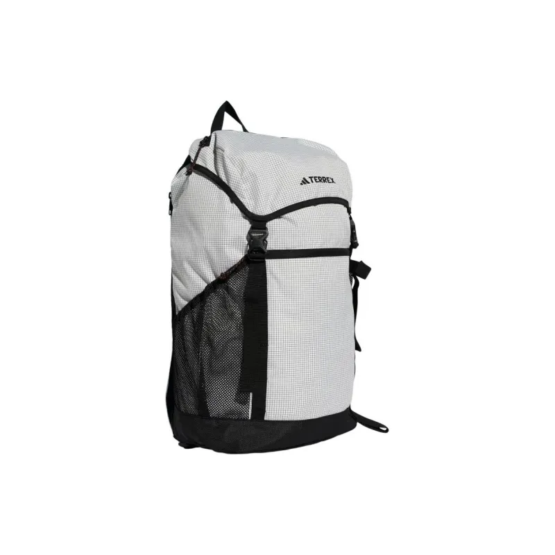 Adidas Polyester Backpack Regular Unisex Light Gray & Black-1