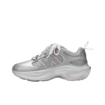 New Balance x GANNI Wrpd Runner Low Top Casual Shoes Women's Silver