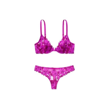Victoria's Secret Underwear Set Women's Rose Red